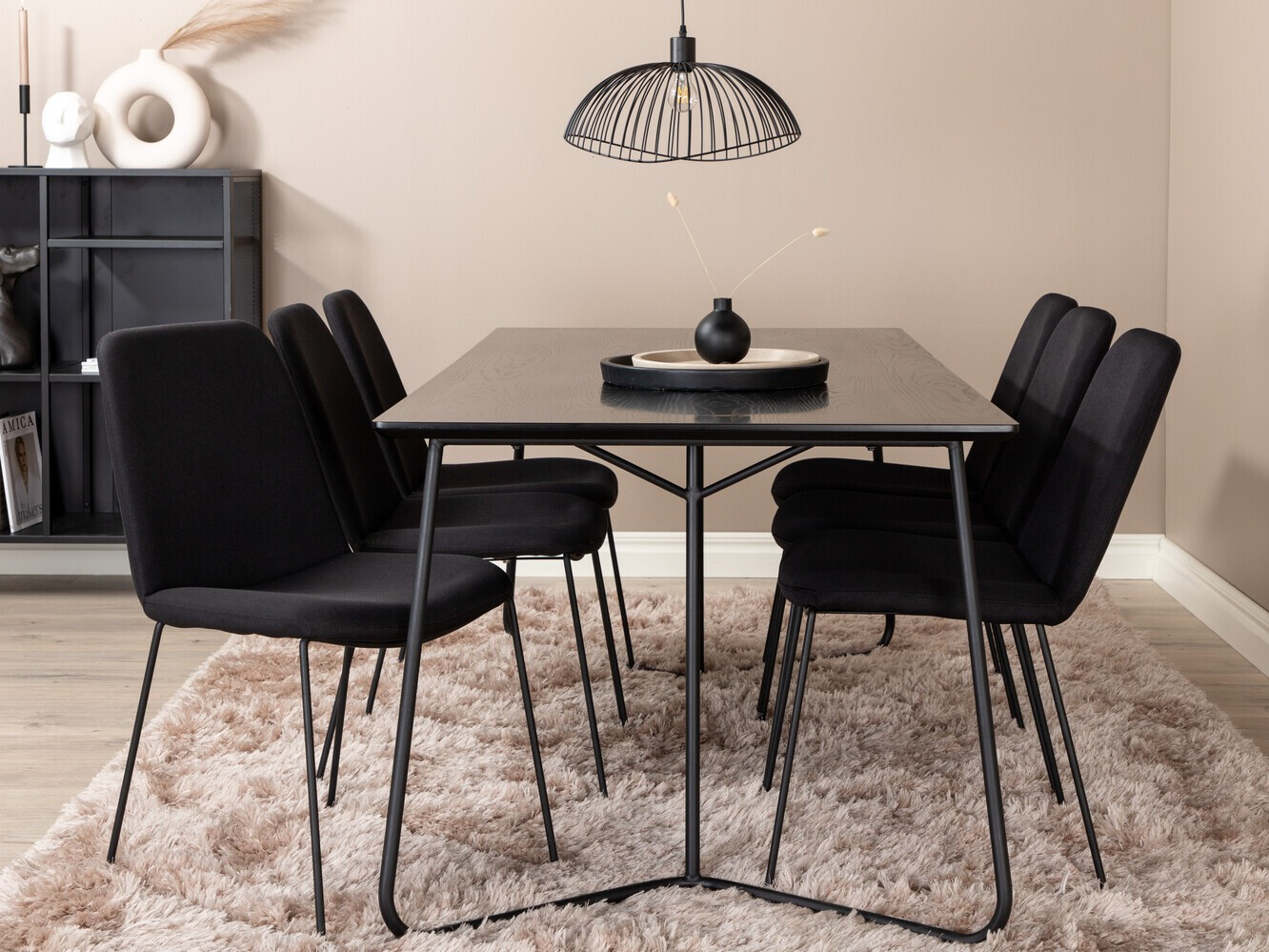 Dining set Dallas 3039 (Black)