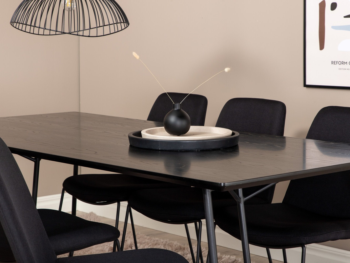 Dining set Dallas 3039 (Black)