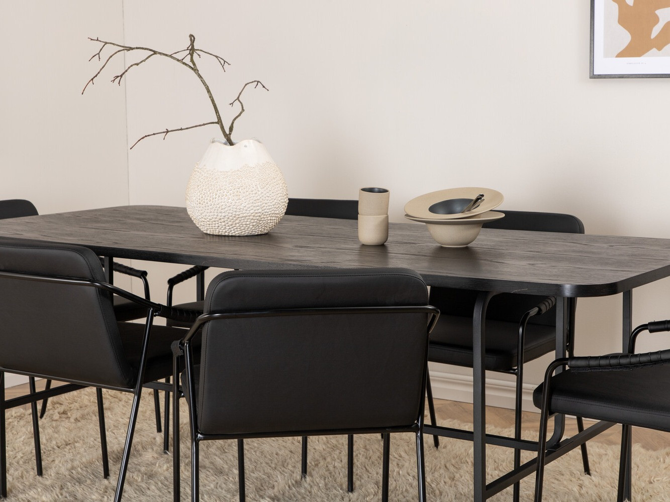 Dining set Dallas 2797 (Black)