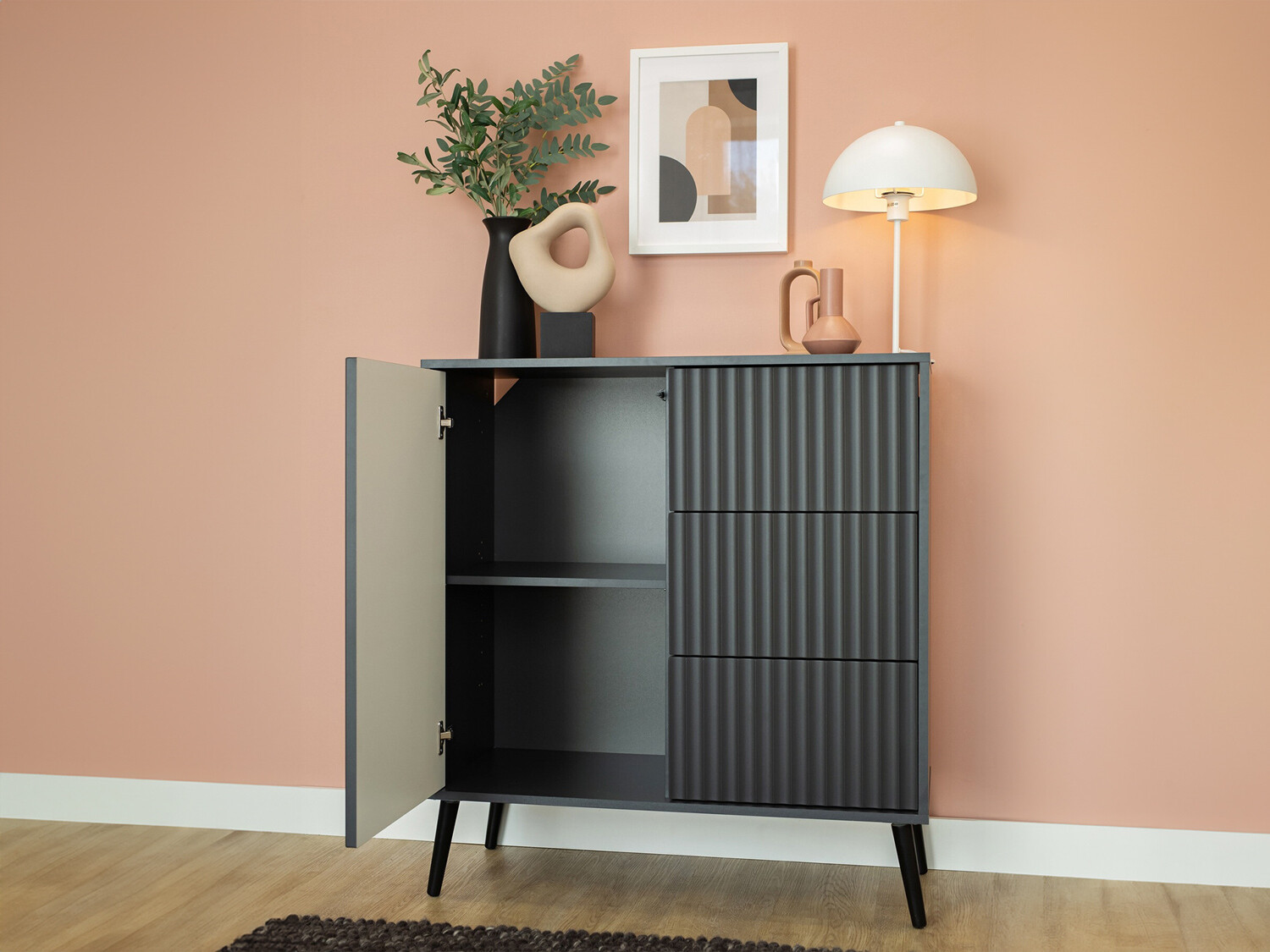 Συρταριέρα Cirferi 100 (Ανθρακί)