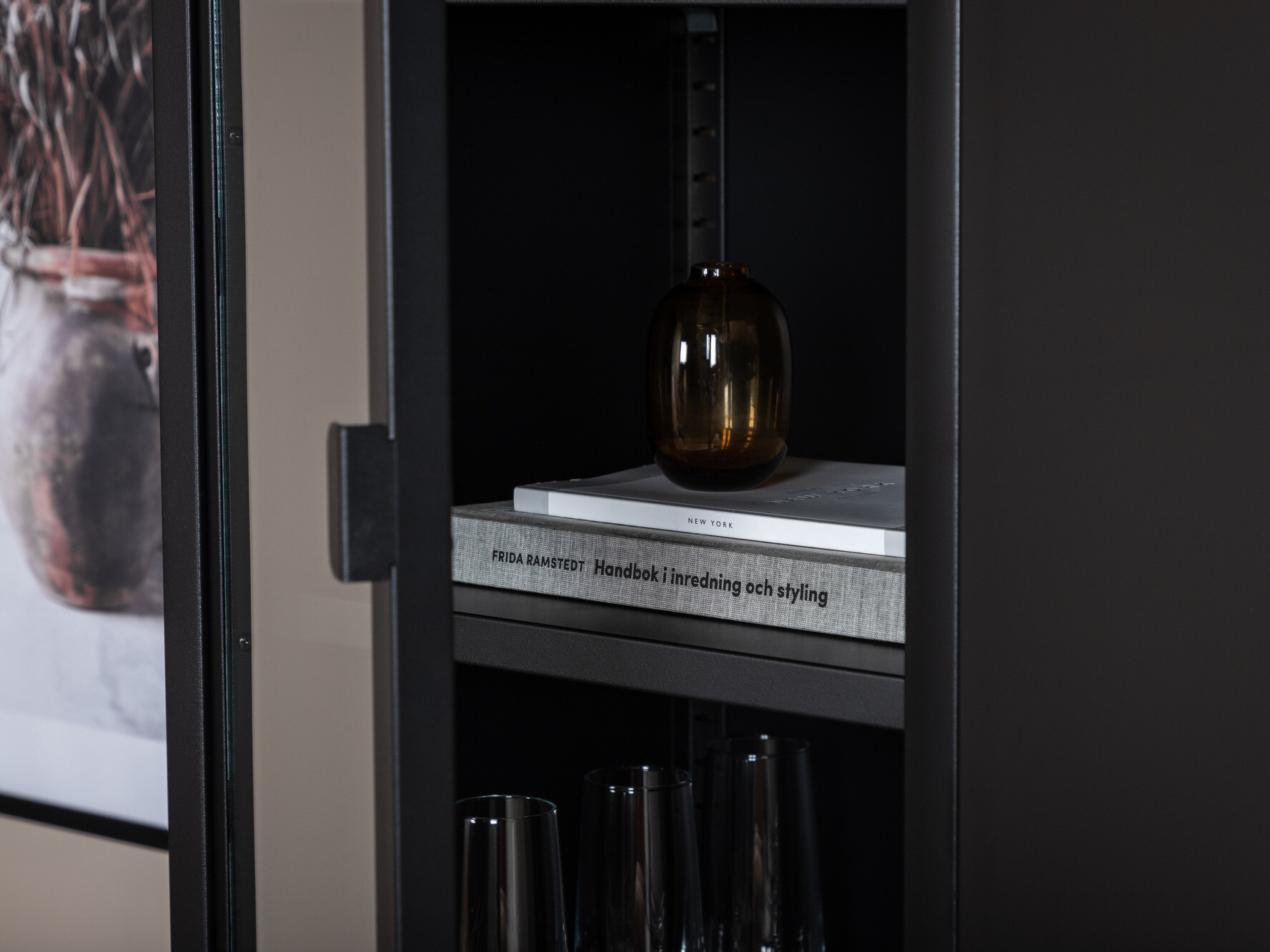 Bookcase Dallas 118 (Black)