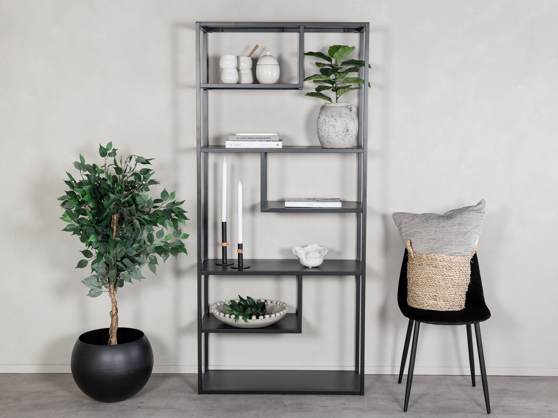 Bookcase Dallas 214 (Black)