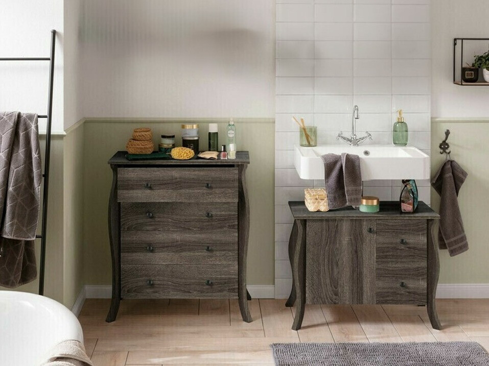 Bathroom set Ophtole 105 (Grey oak)