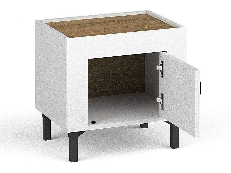 Bedroom set Mormavu 112 (Matte white + Grey)