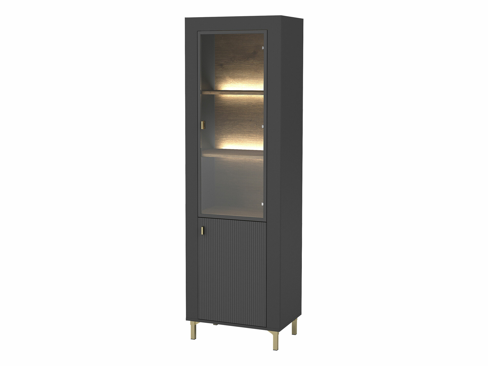 Bookcase Mormavu 104 (Matte black)