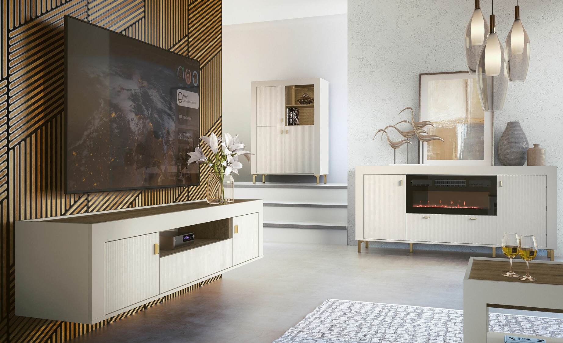 Bookcase Mormavu 105 (Cashmere)