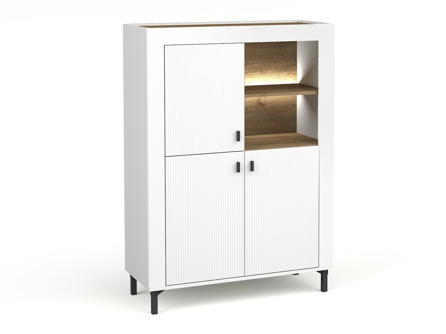 Bookcase Mormavu 105 (Matte white)