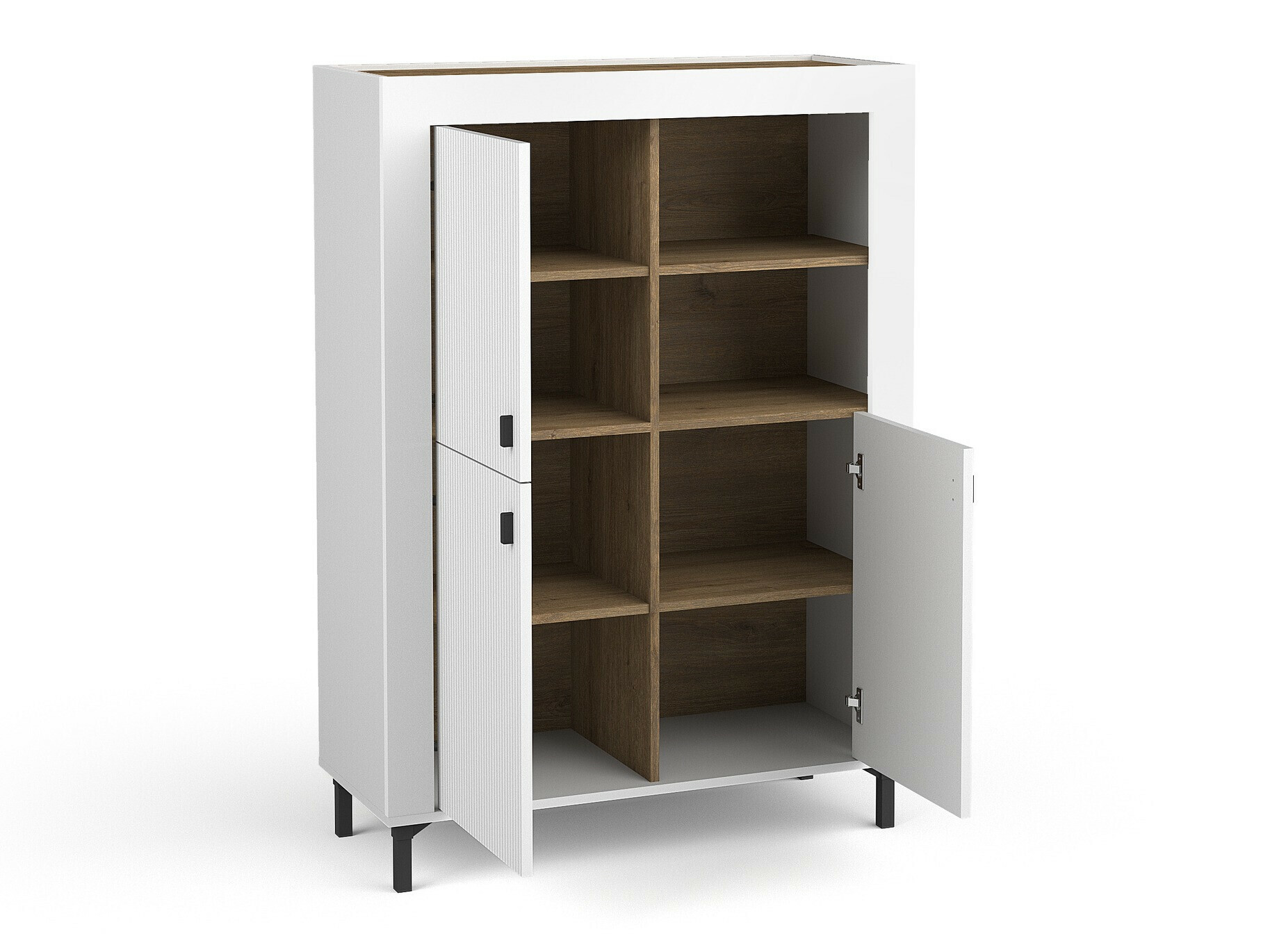 Bookcase Mormavu 105 (Matte white)