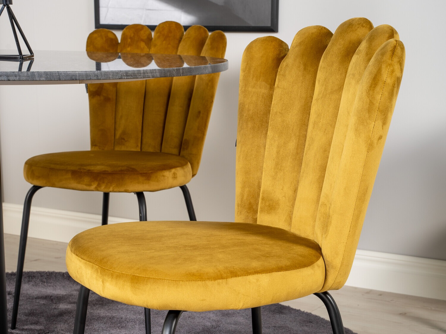 Dining set Dallas 2624 (Yellow + Black)