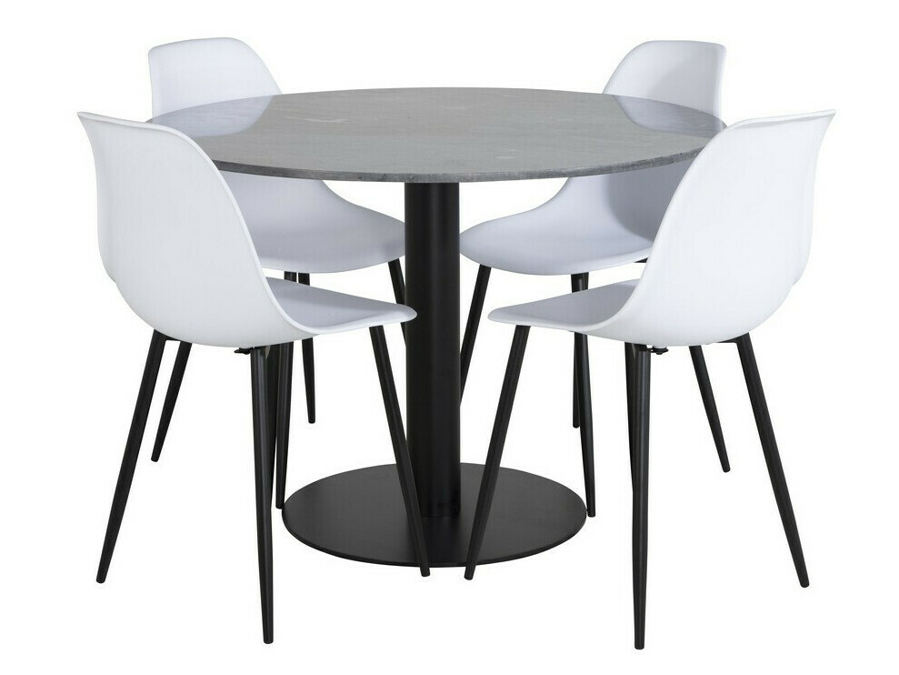 Dining set Dallas 2630 (White + Black)