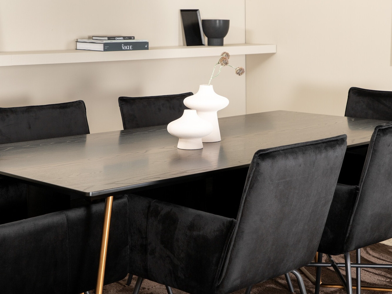 Dining set Dallas 2718 (Black)