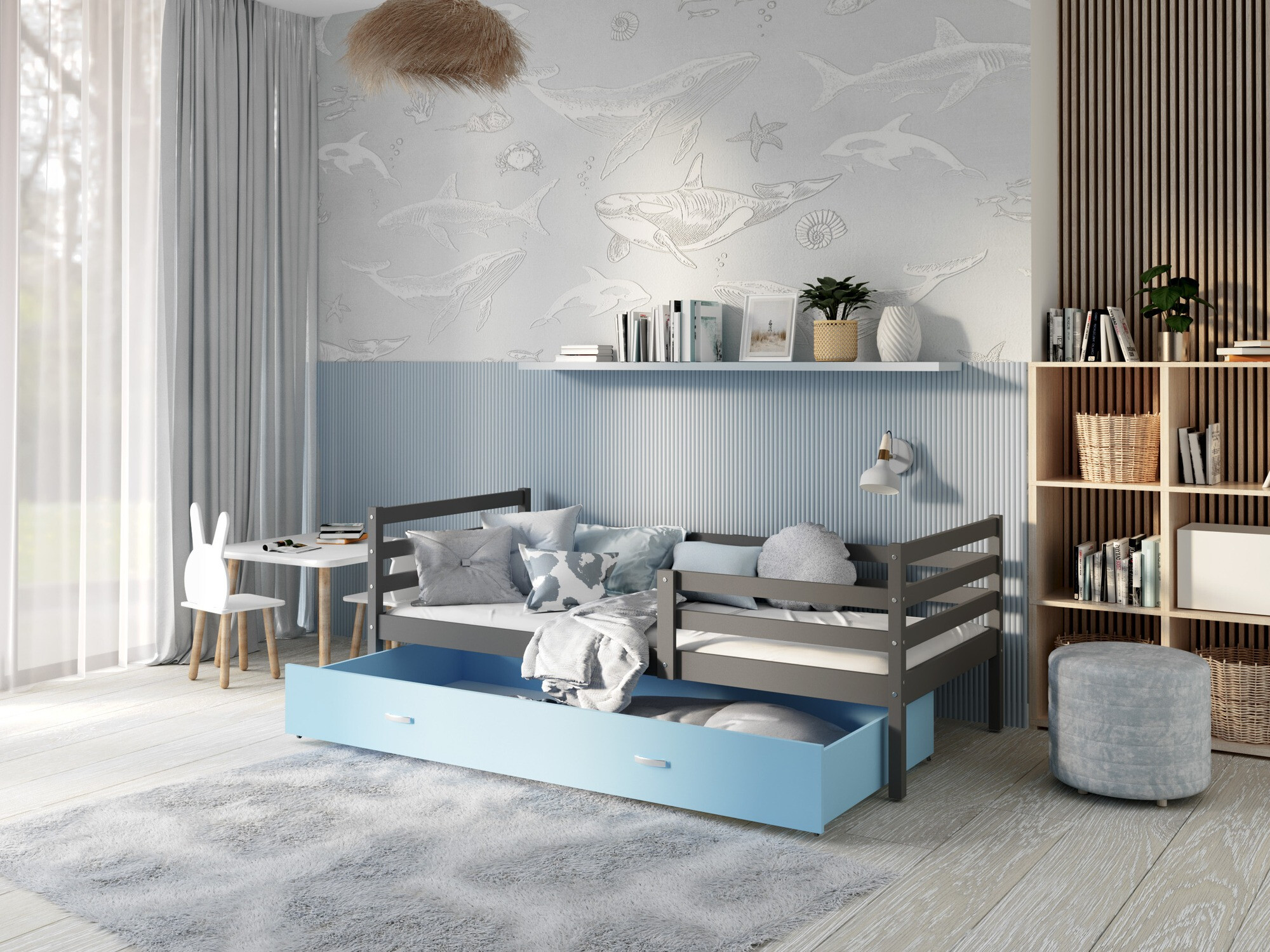 Bed Aurora 130 (Grey)