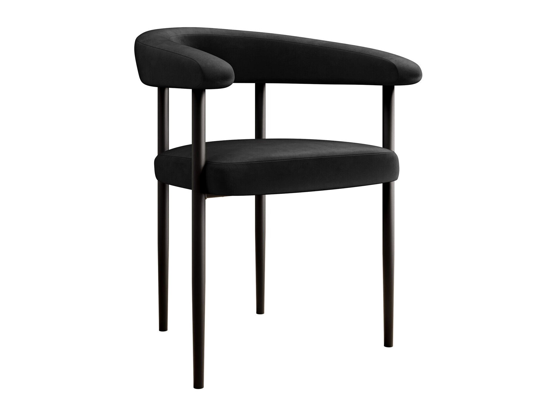 Chair Jackson 110 (Black + Magic Velvet 2219)