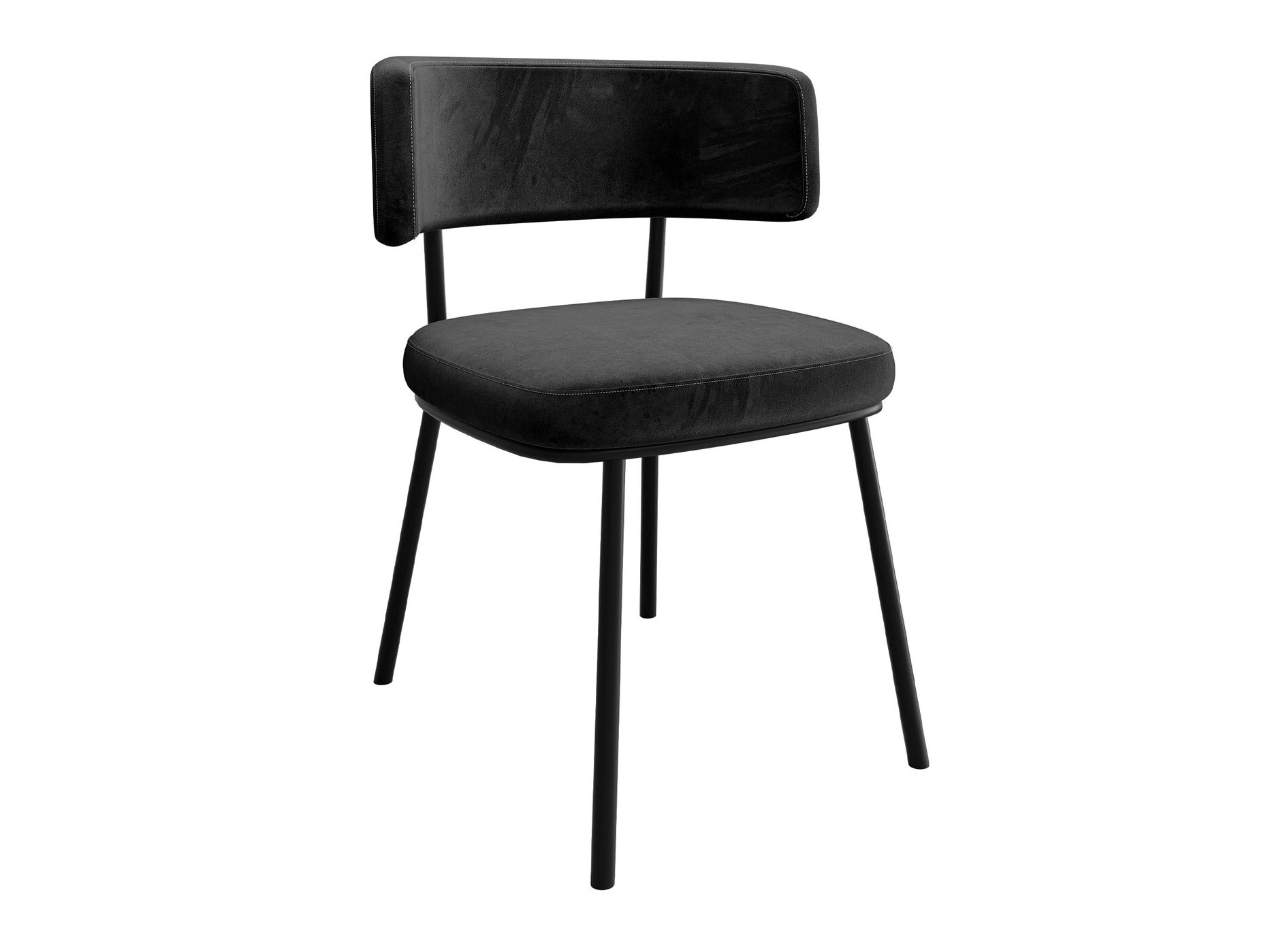 Chair Jackson 114 (Black + Magic Velvet 2219)