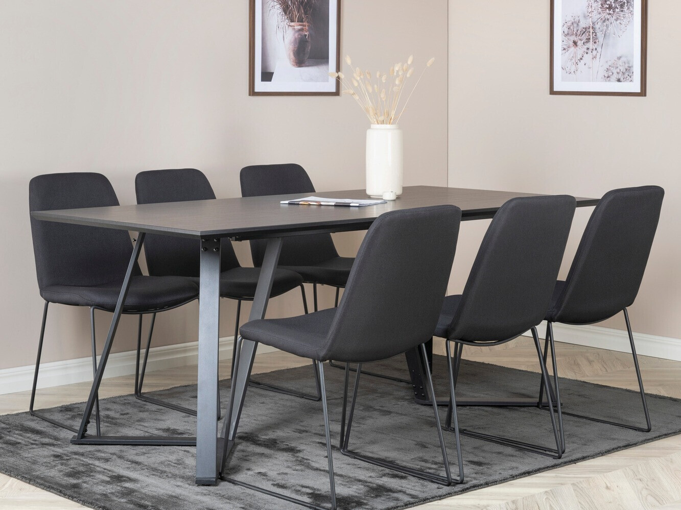 Dining set Dallas 1972 (Black)