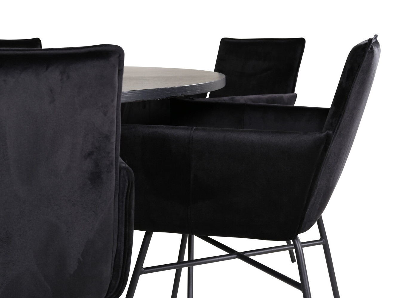 Dining set Dallas 2391 (Black)