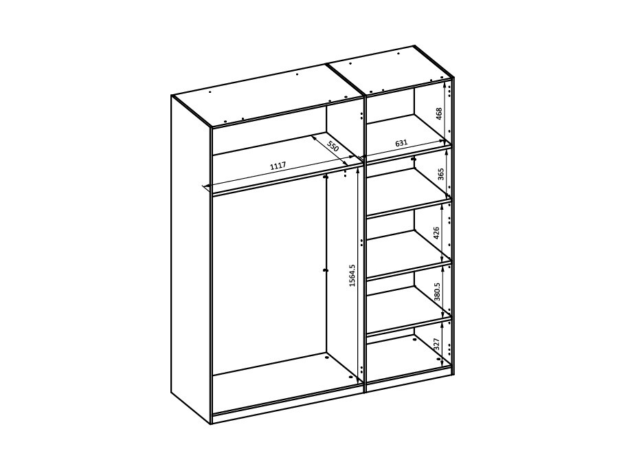 Ντουλάπα Mirsevi 102 (Μη διαθέσιμο)