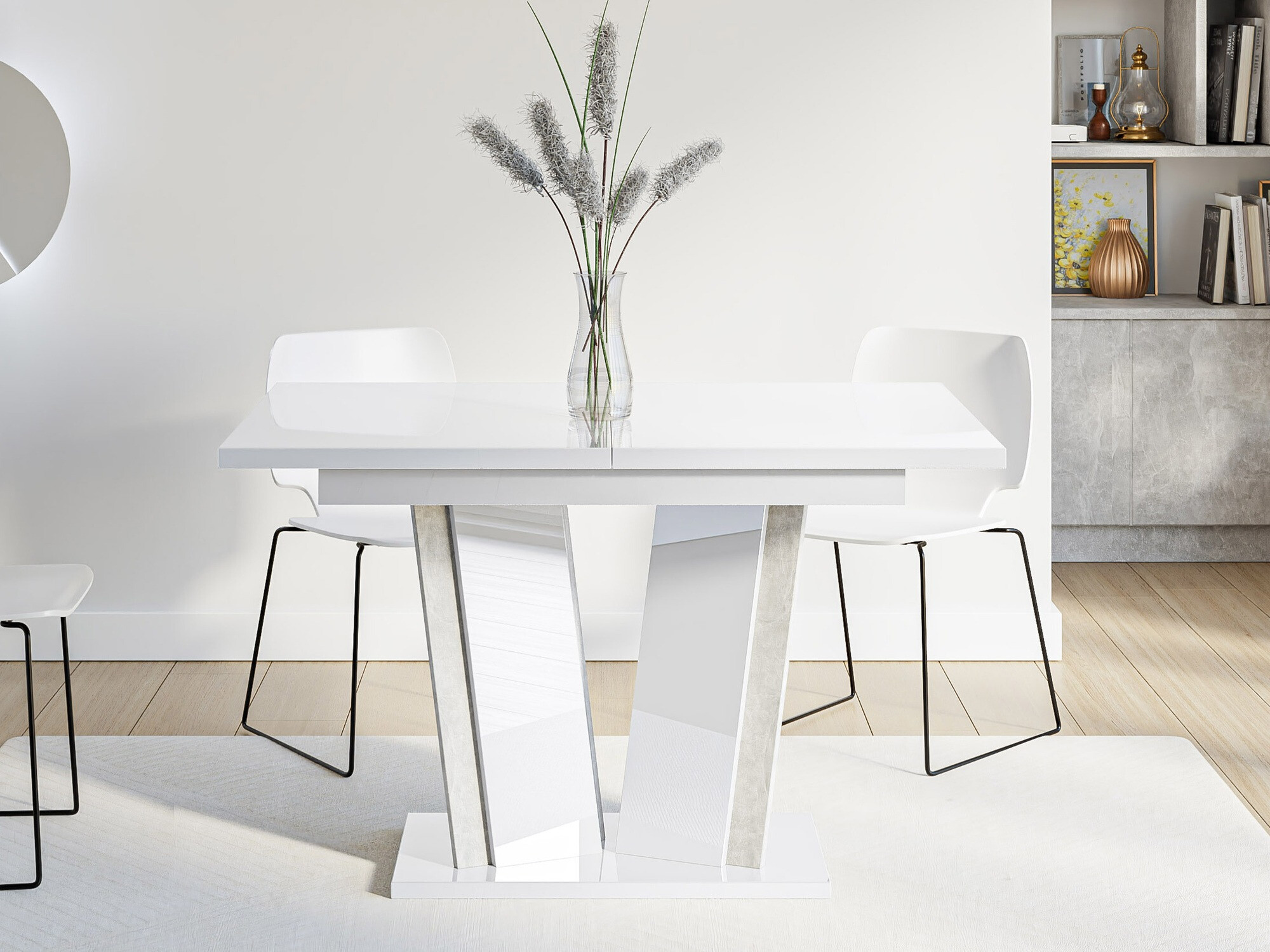 Table Goodyear 130 (Glossy white)