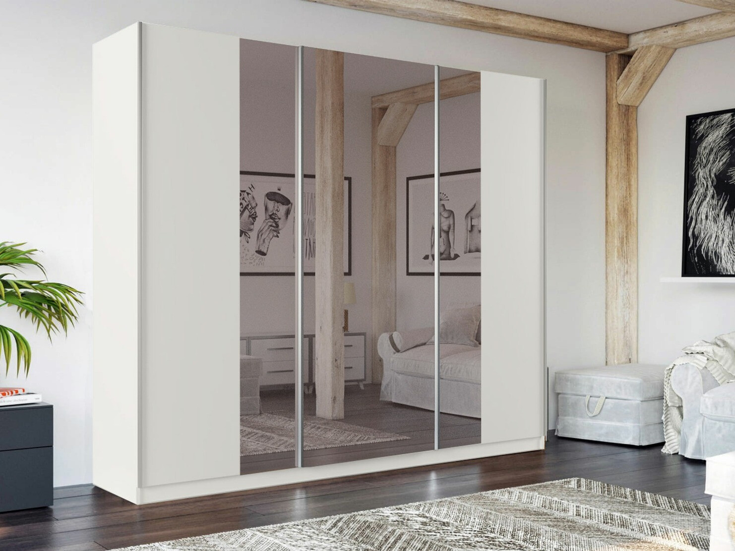 Wardrobe Honolulu 129 (White)