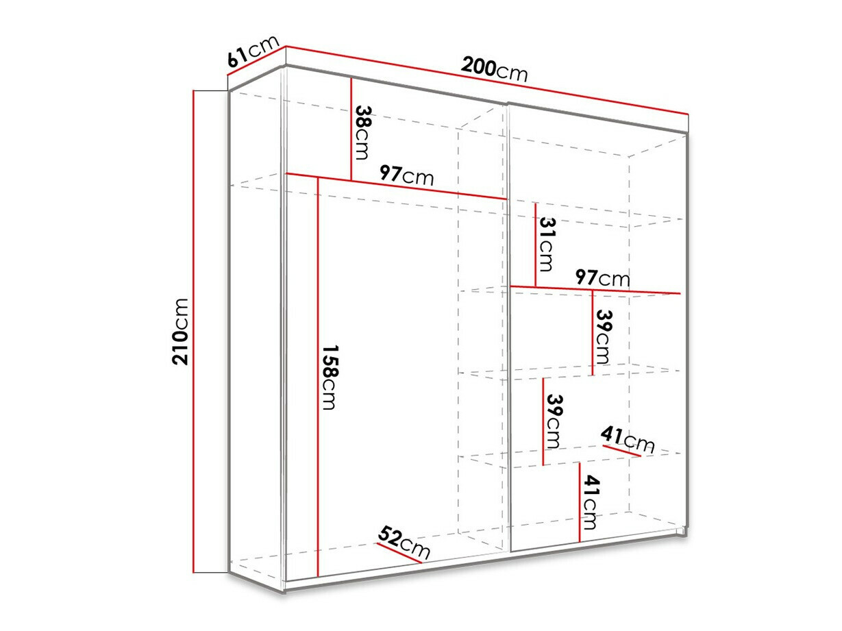 Ντουλάπα Melvele 107