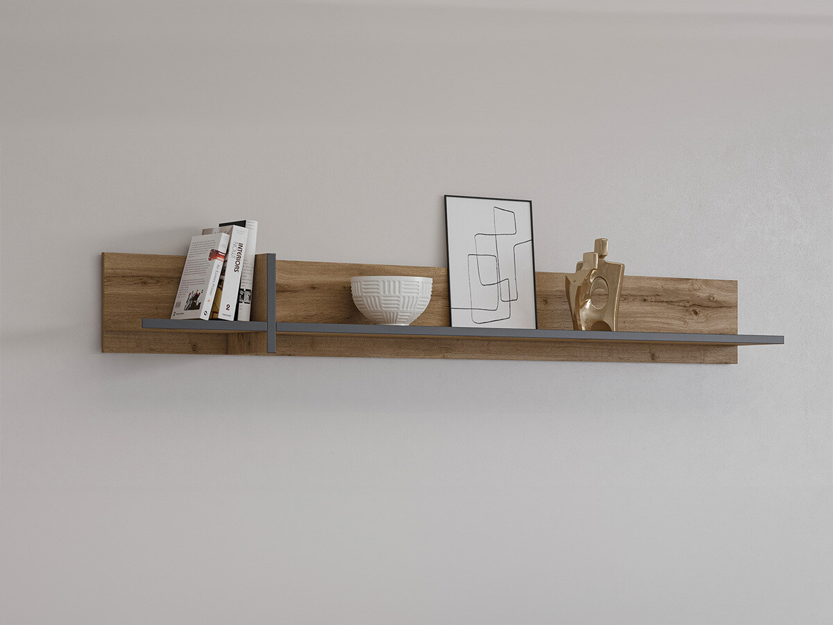 Ράφι τοίχου Alfere 109 (Δρυς wotan)