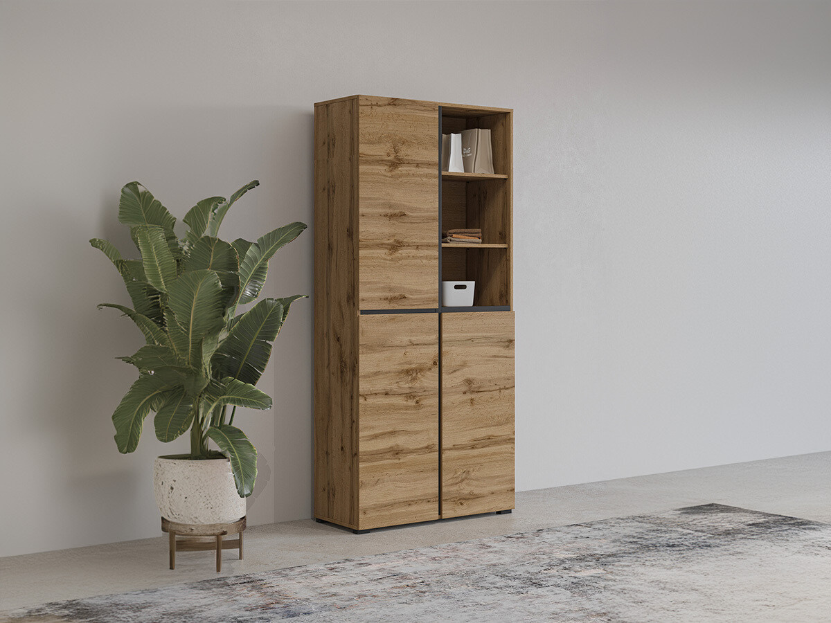 Παπουτσοθήκη Alfere 116 (Δρυς wotan)