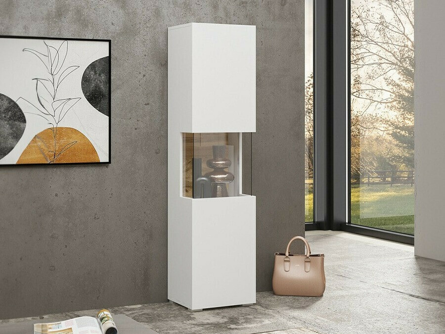 Βιβλιοθήκη Revmiru 100 (Άσπρο + Δρυς wotan)