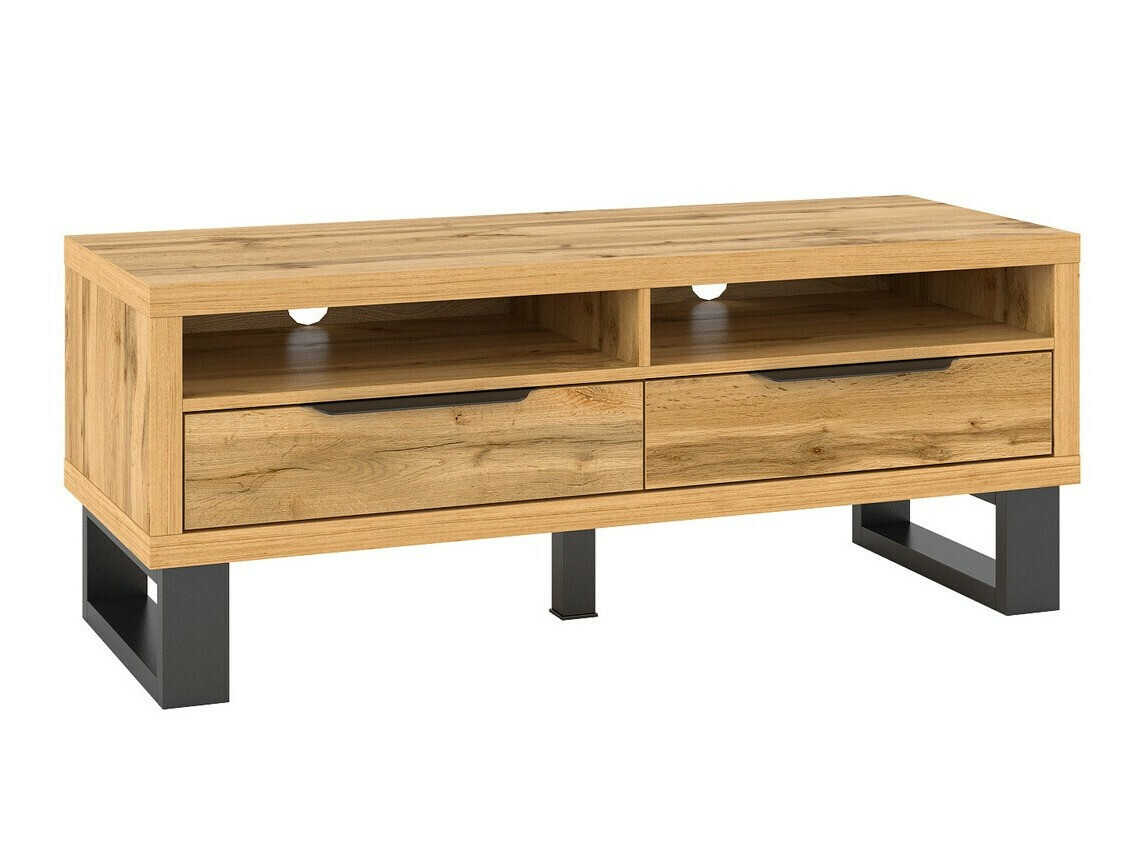 TV stand Avicavu 100 (Wotan Oak + Black)