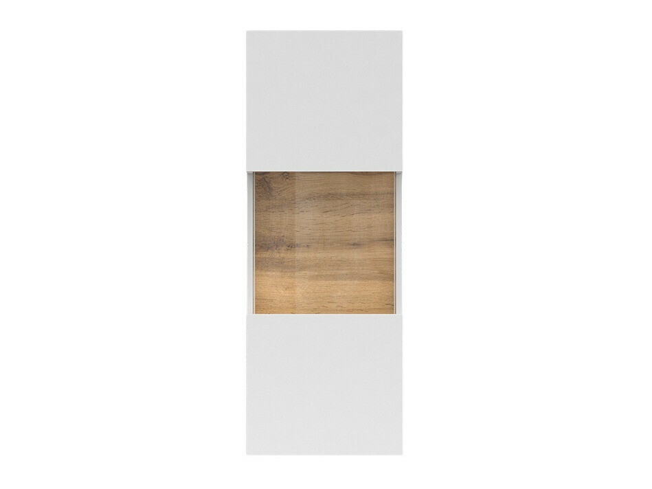Wall cabinet Revmiru 101 (White + Wotan Oak)
