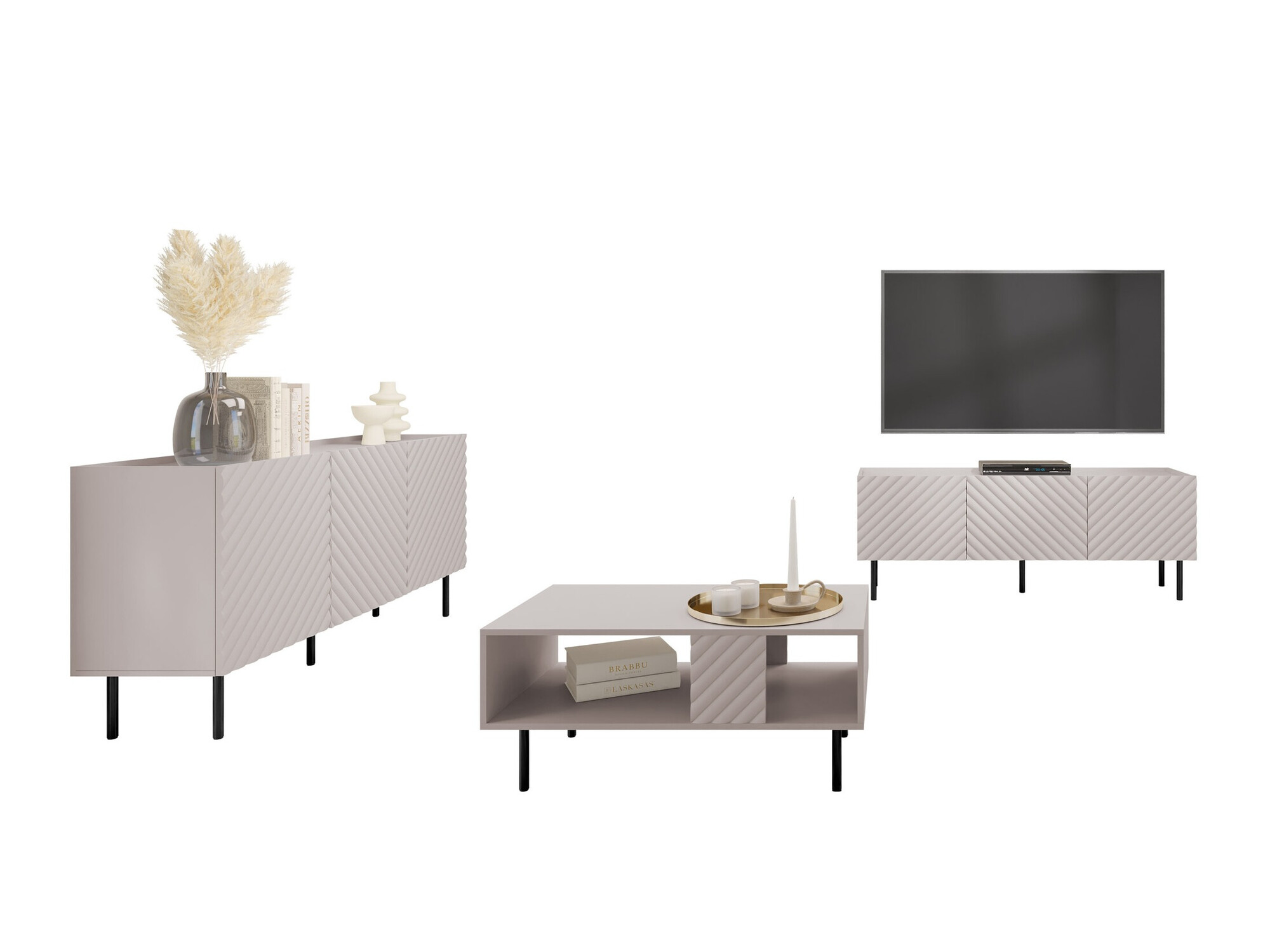 Σετ επίπλων σαλονιού Sillen (Κασμίρι)