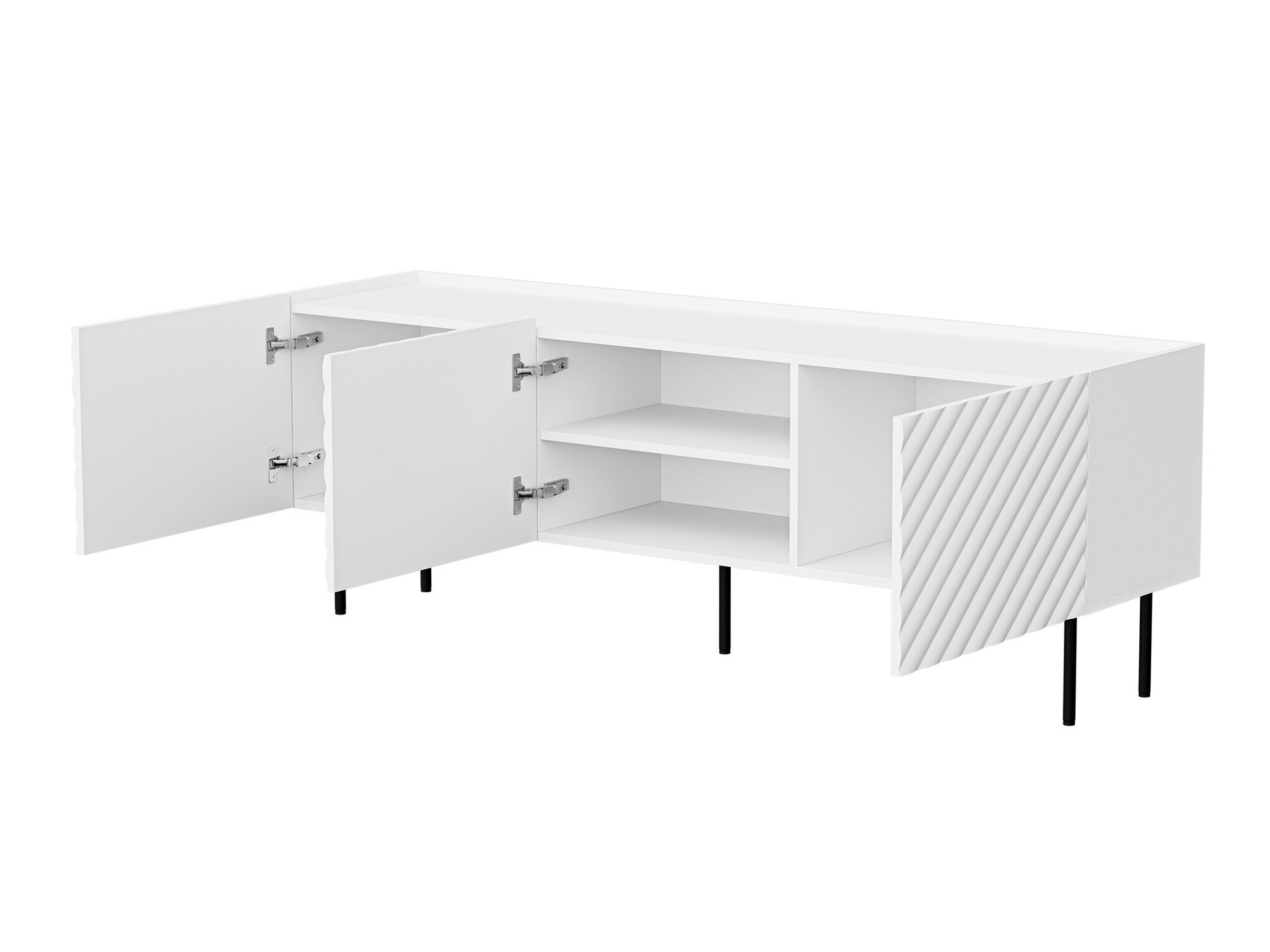 Σετ επίπλων σαλονιού Sillen (Μαύρο)