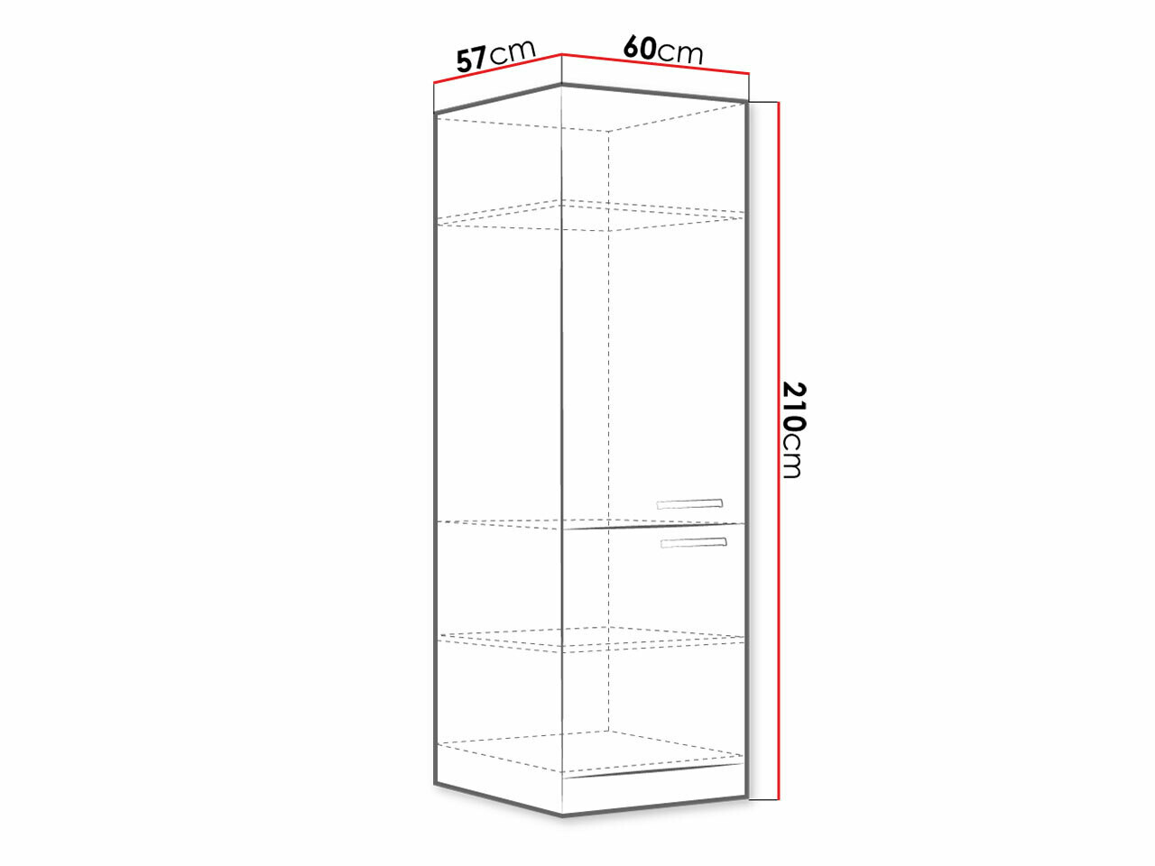 Modular cabinet with doors Multi Cream 103