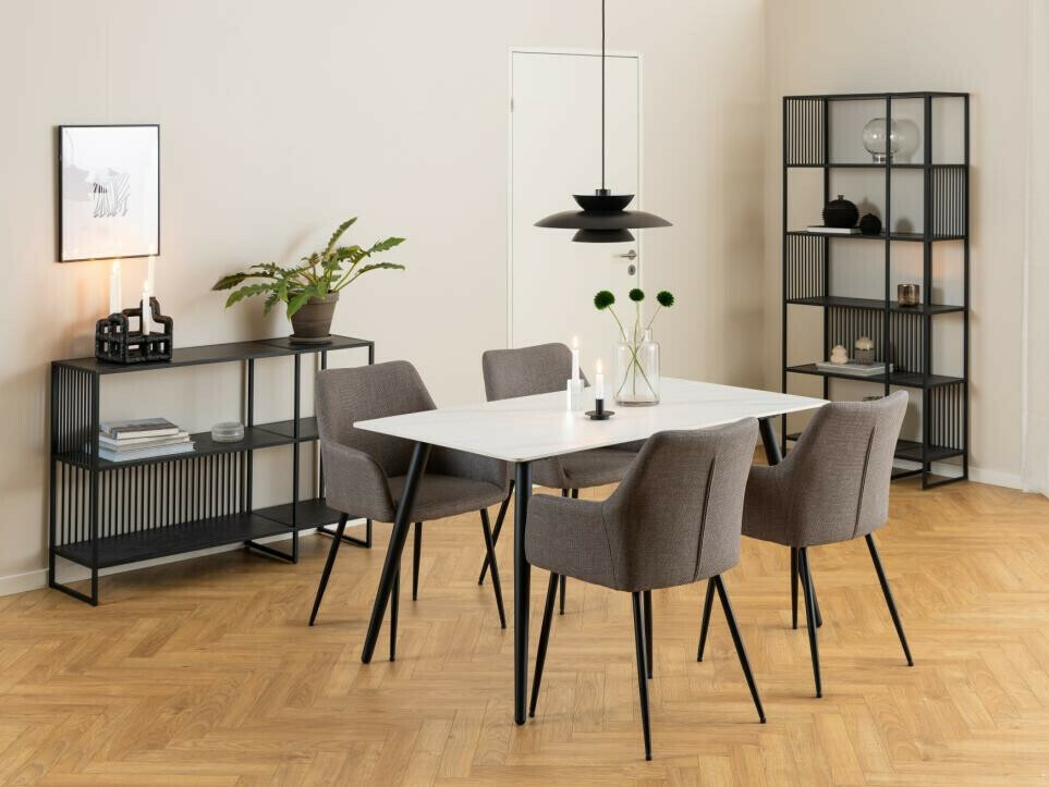 Chair Norsica 856 (Black + Light grey)