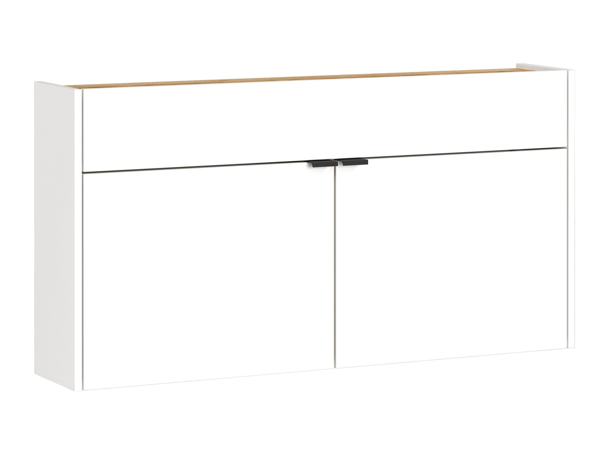 Παπουτσοθήκη Cirsale 102 (Άσπρο + Navarra δρυς)