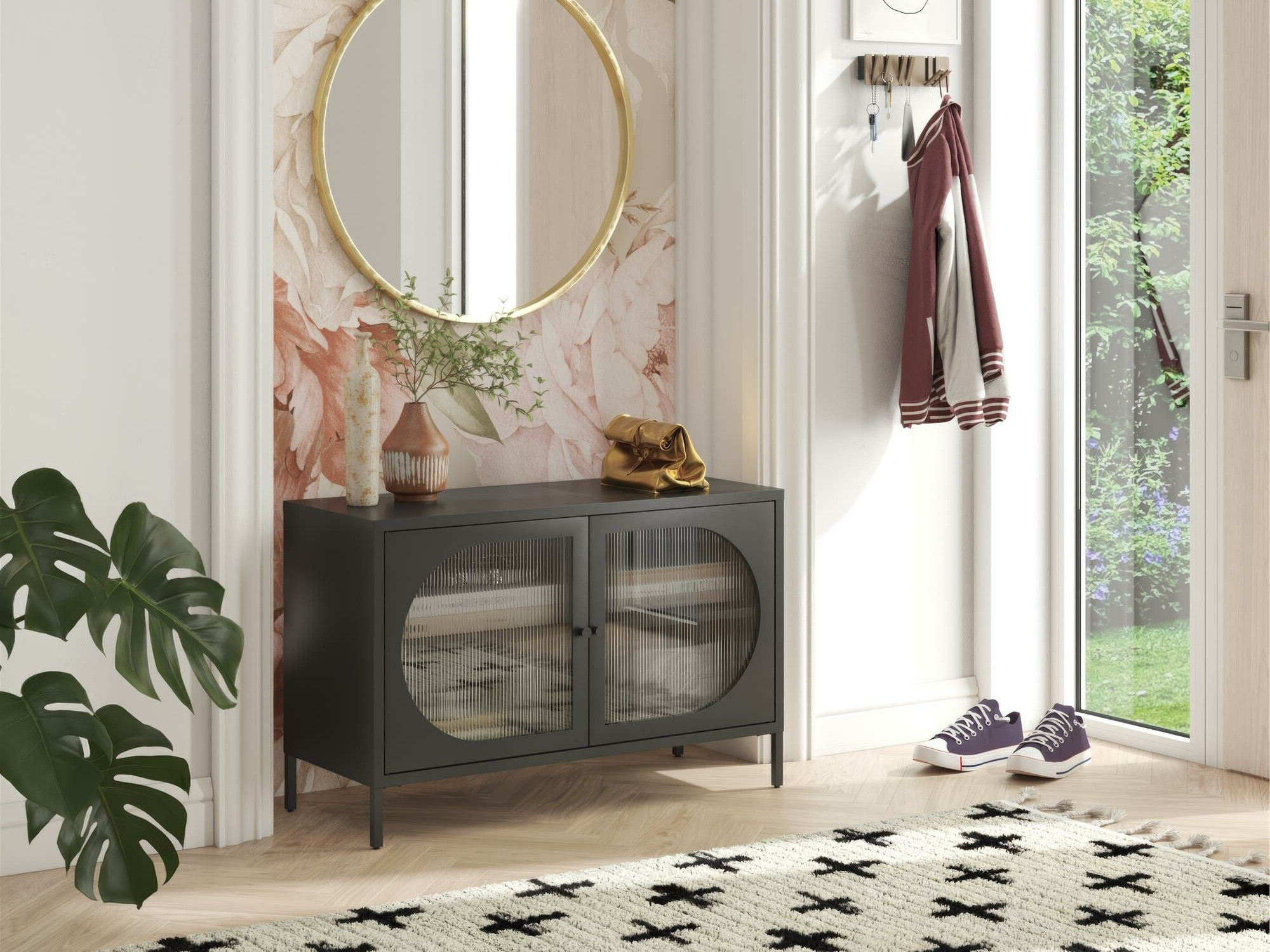 Μπουφέ Tulsa 652 (Μαύρο)