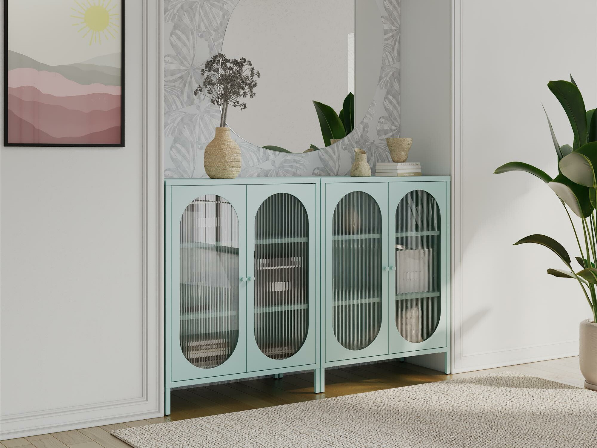 Μπουφέ Tulsa 653 (Ανοιχτό μπλε)