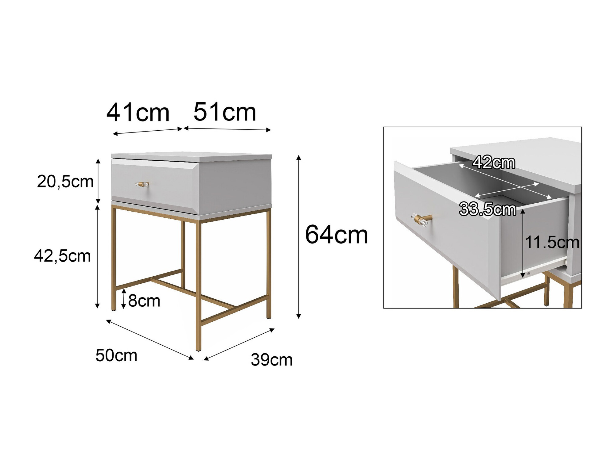 Κομοδίνο Tulsa 655