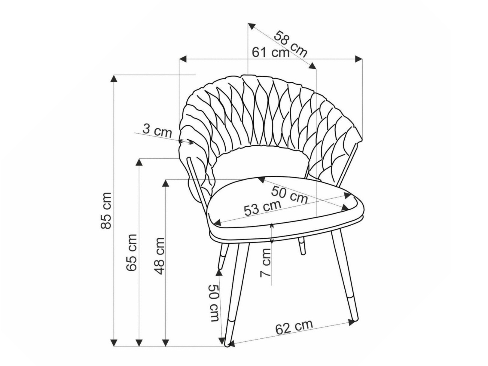 Chair Houston 1829 (Grey)