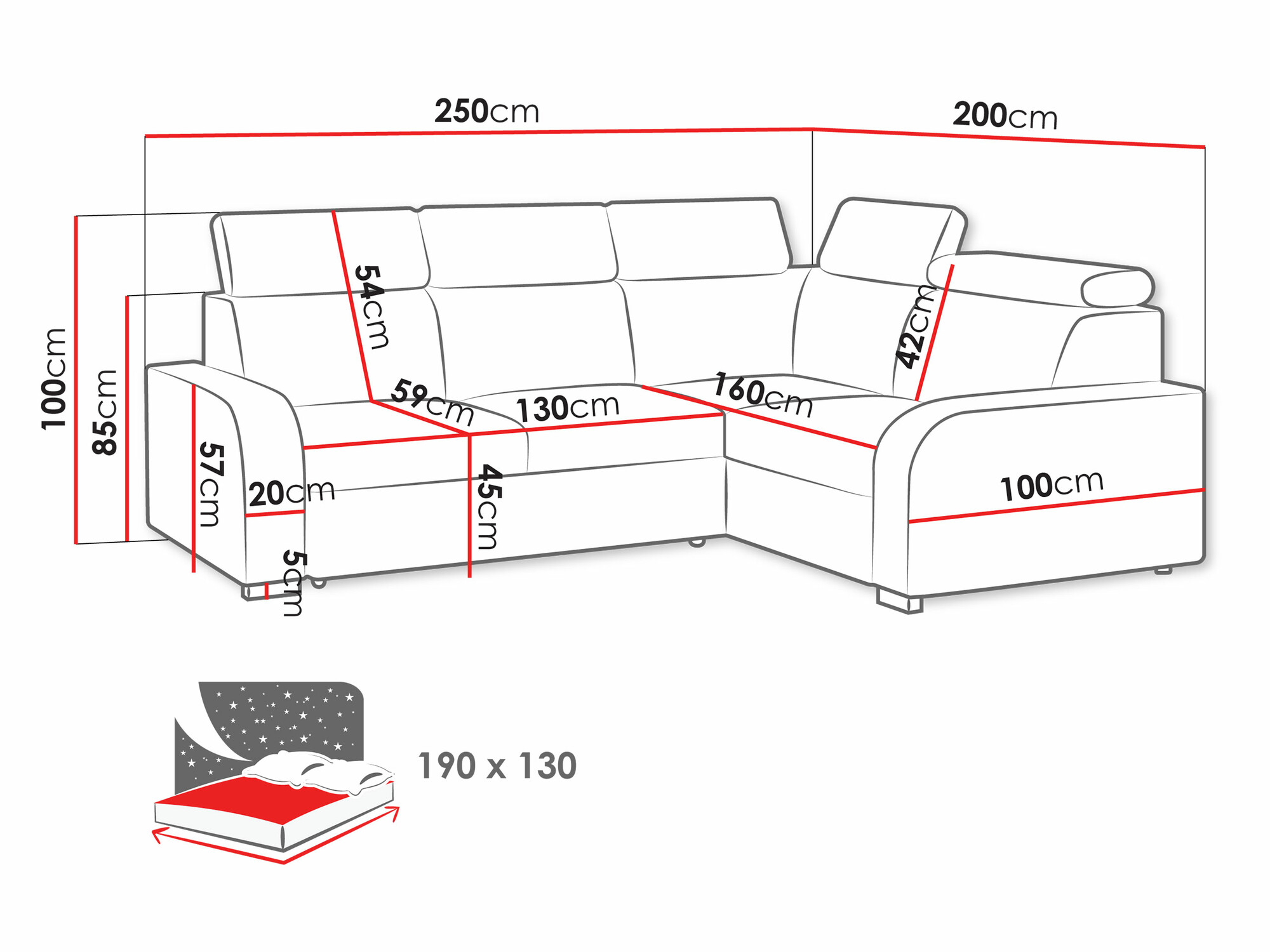 Γωνιακός Καναπές Ovos III (Crown 15)