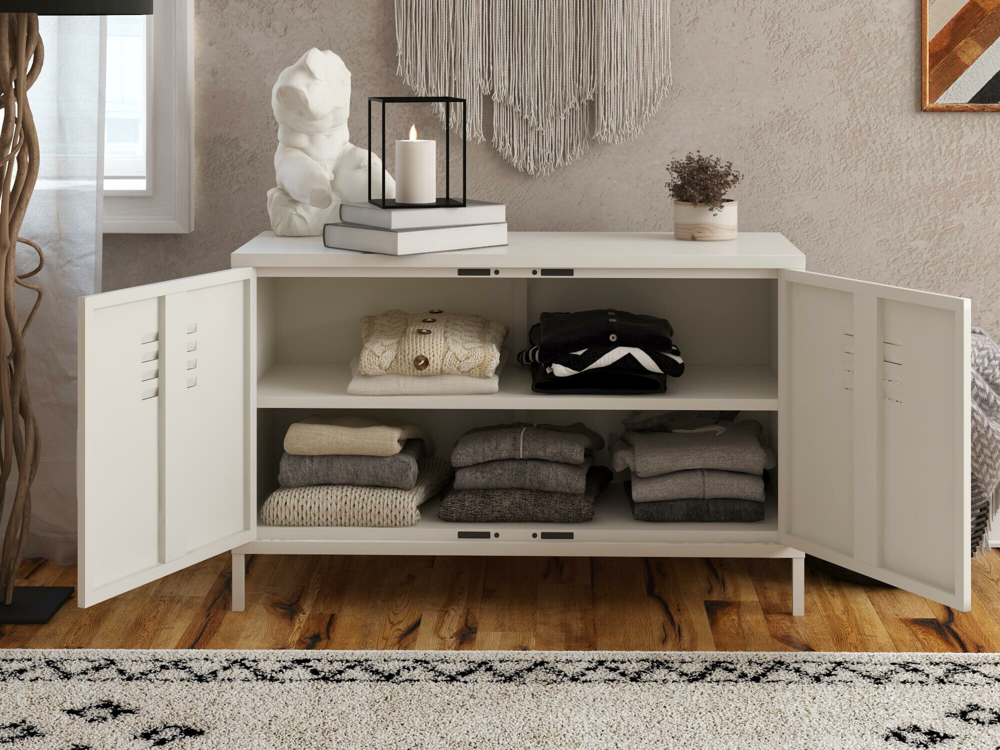 Μπουφέ Ophfere 101 (Άσπρο)