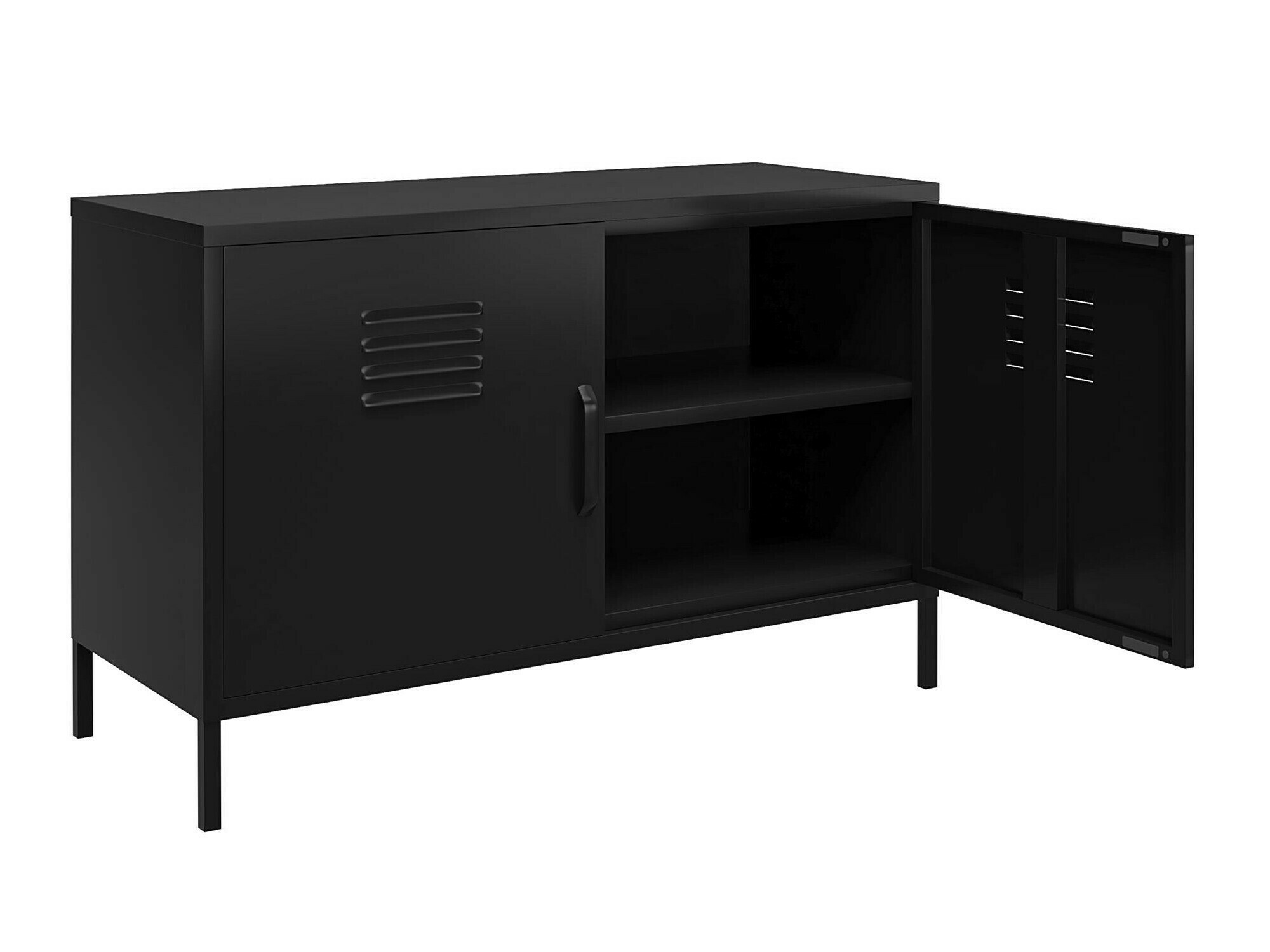 Σετ επίπλων σαλονιού Ophfere 105 (Μαύρο)