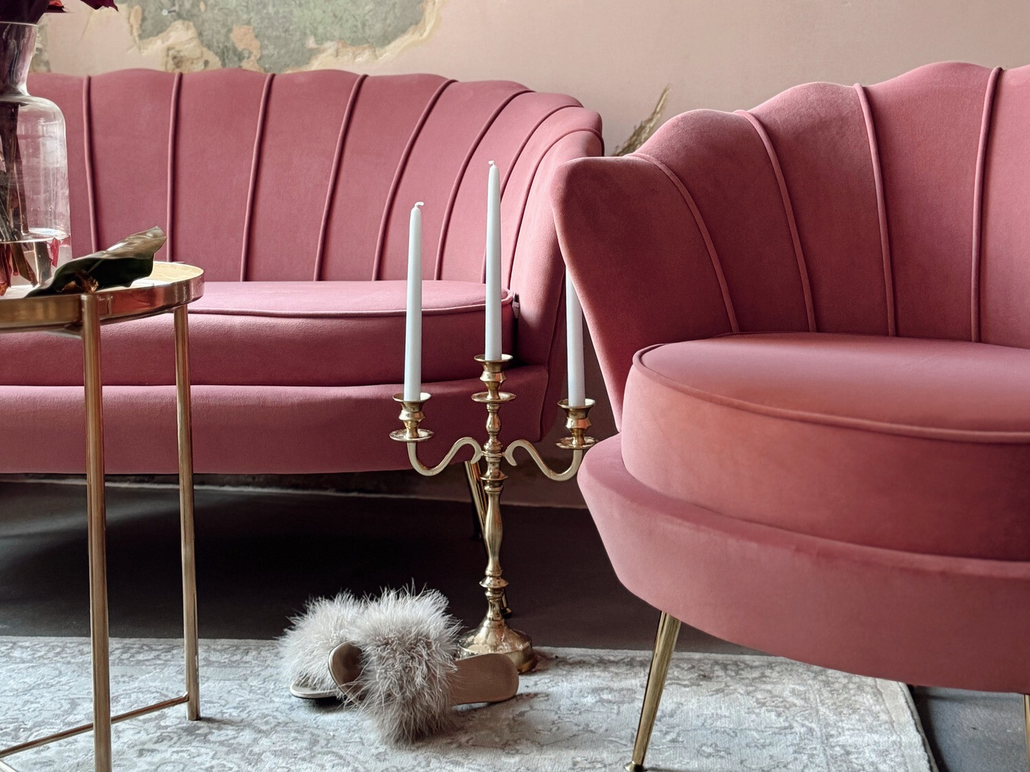 Καναπές Houston 827 (Ροζ)