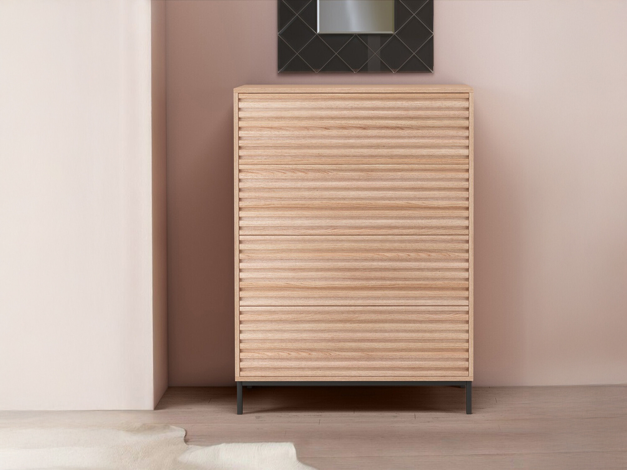 Συρταριέρα Denton 997 (Δρυς)