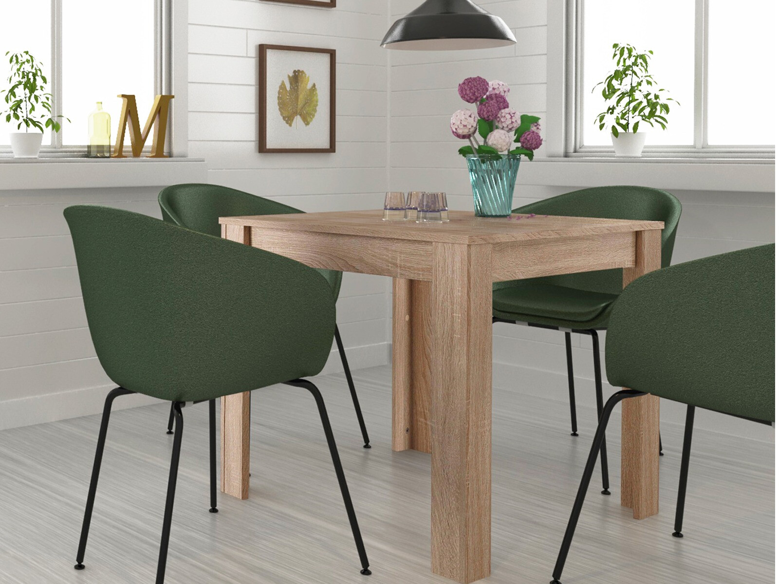 Τραπέζι Denton 629 (Ελαφριά δρυς)