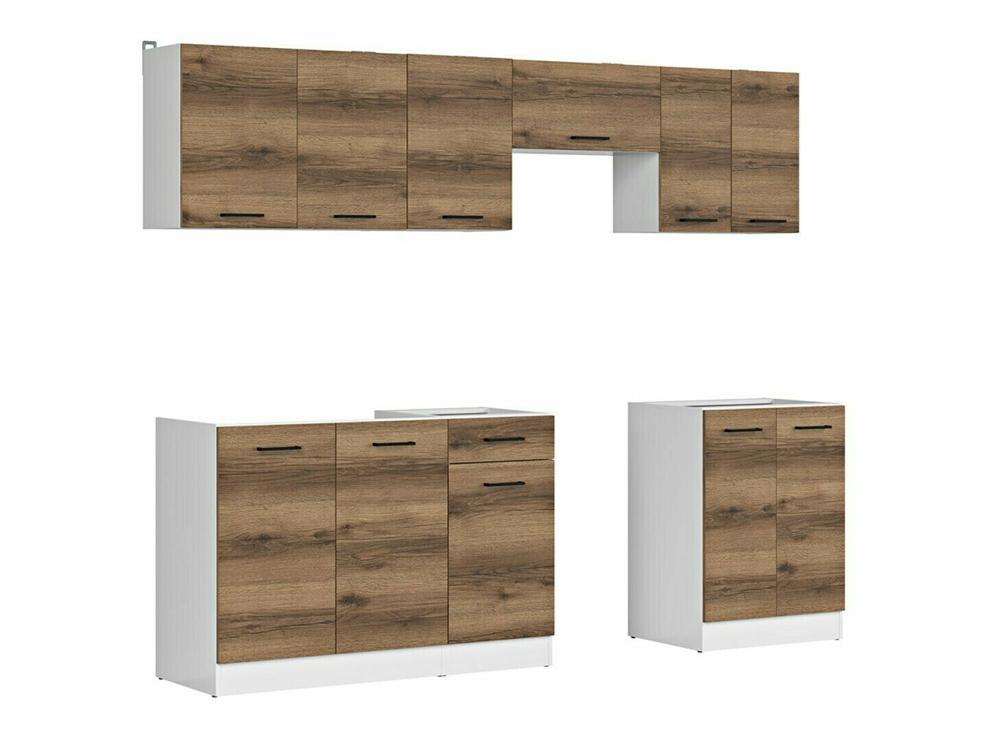 Kitchen set Boston 498 (Dark Delano oak)