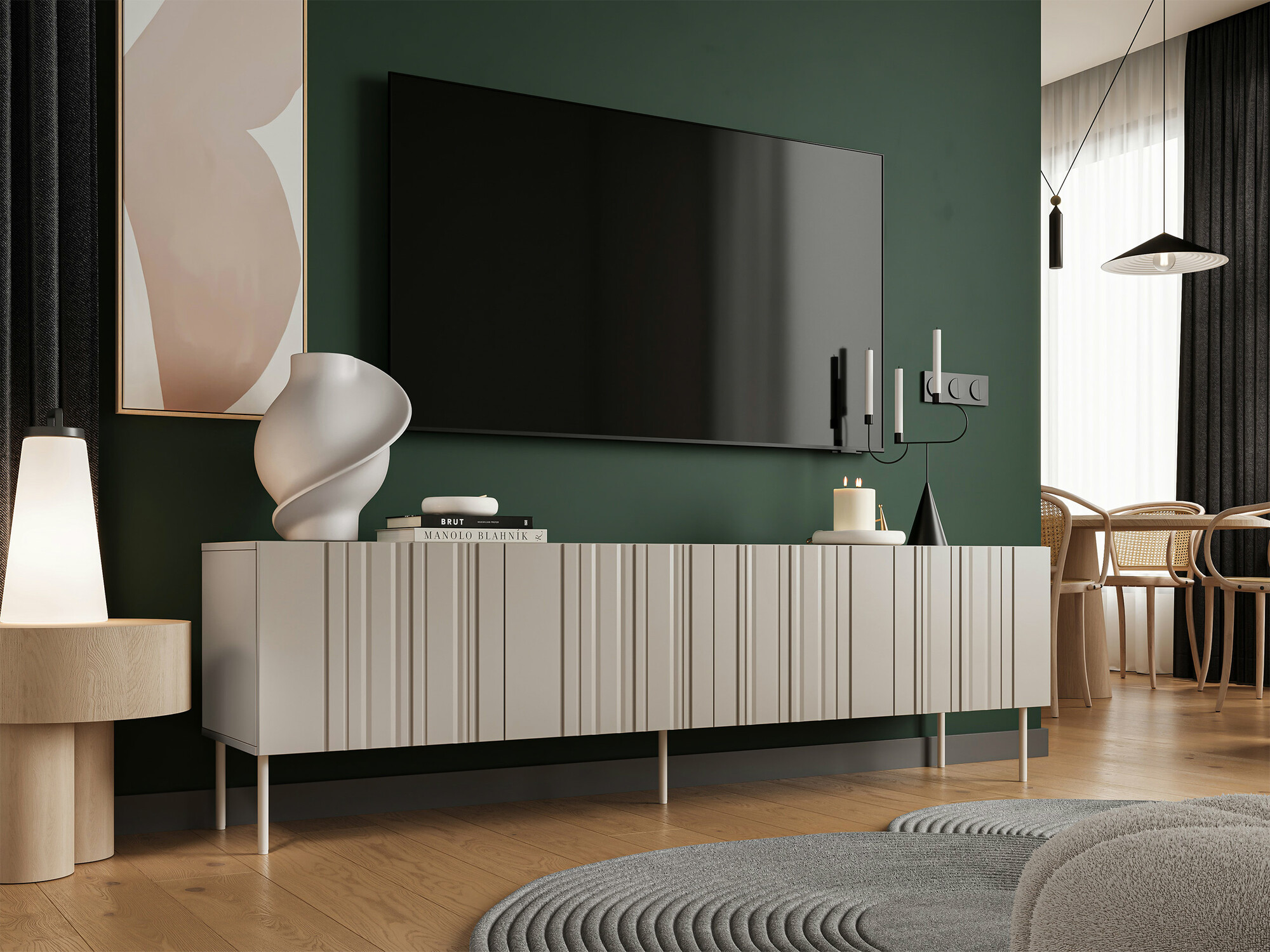 TV stand Evavese 103 (Beige)