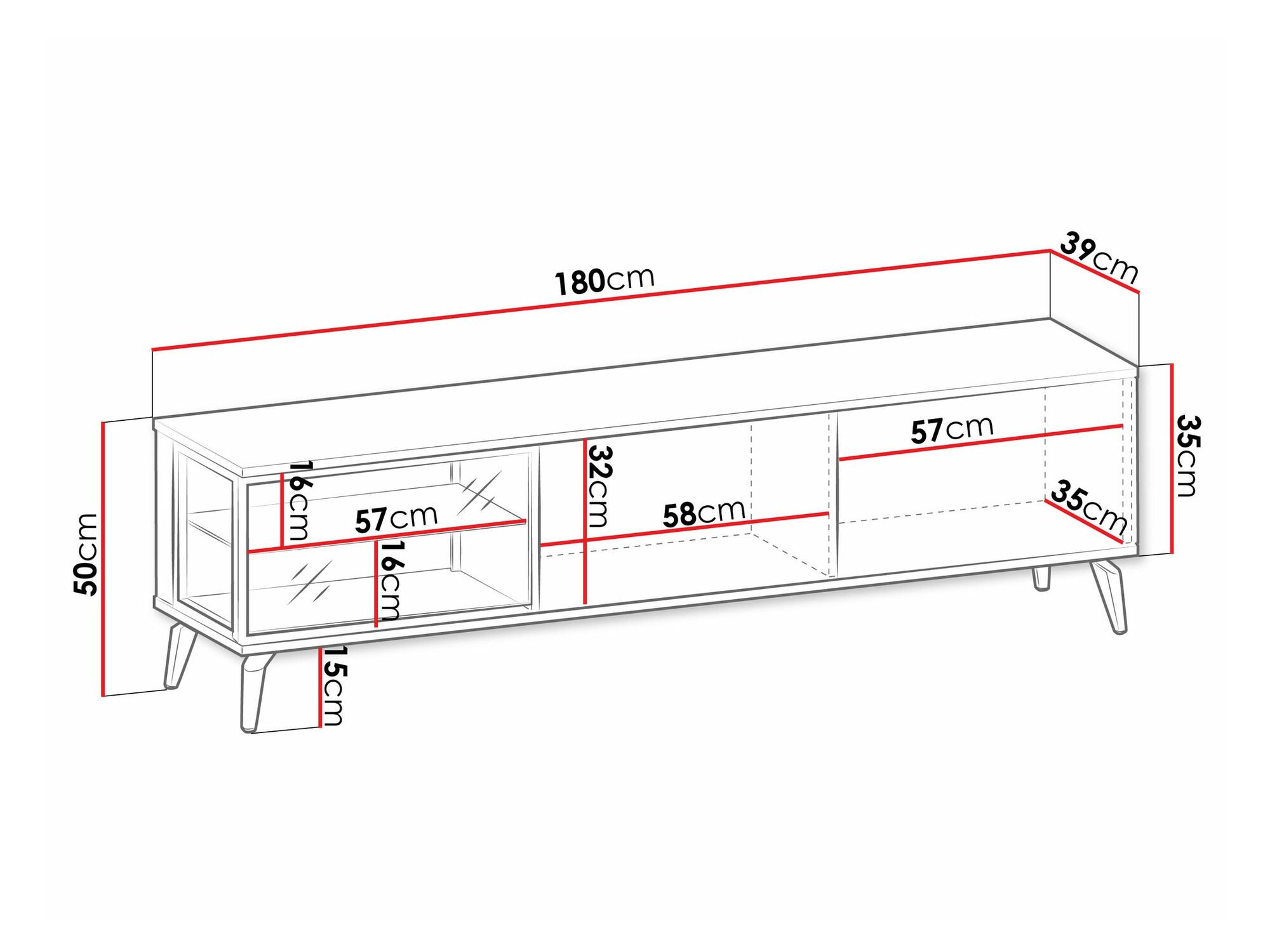 Έπιπλο τηλεόρασης Argentas