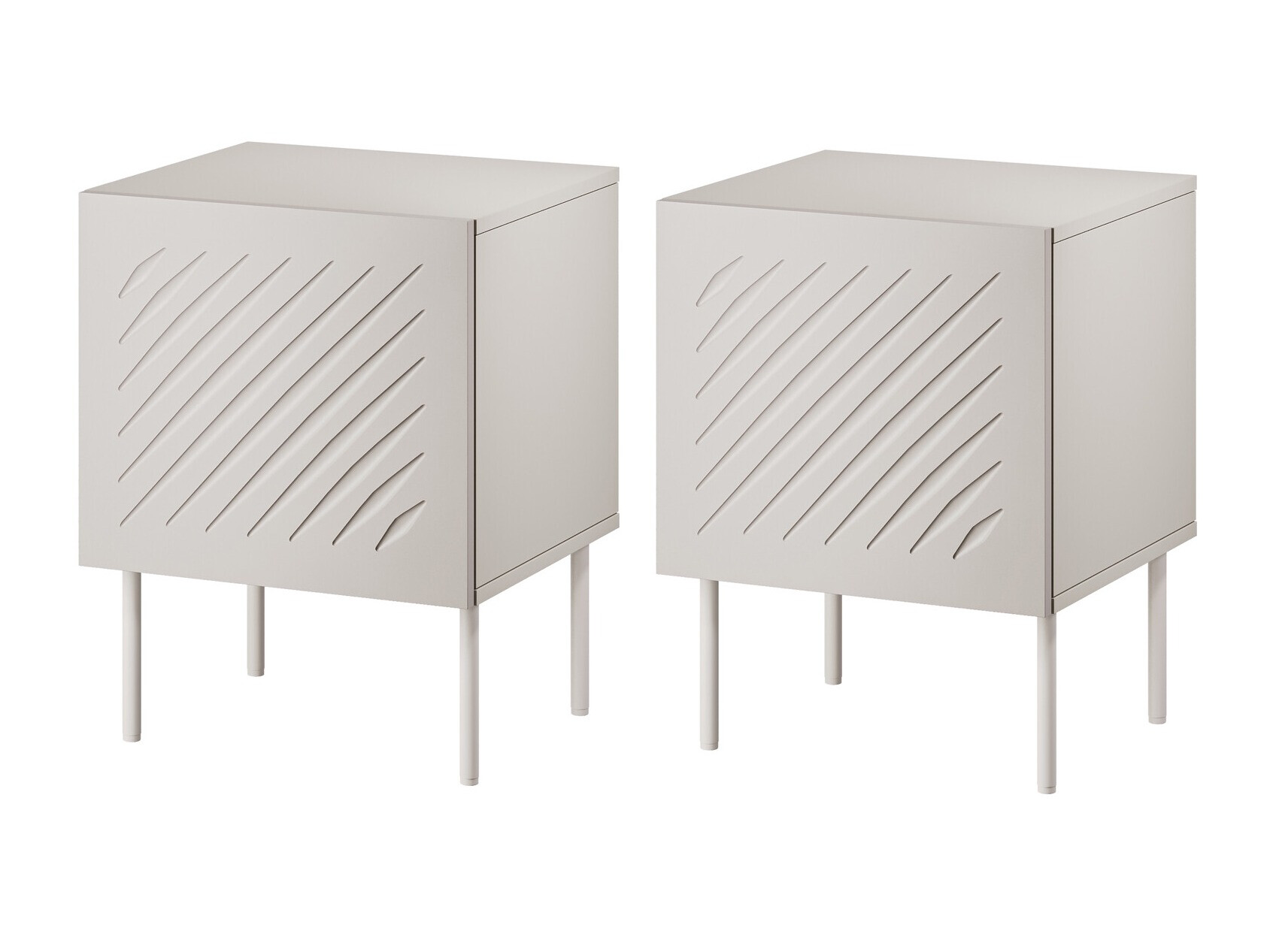 Set of bedside tables Tolfelo 104 (Beige)