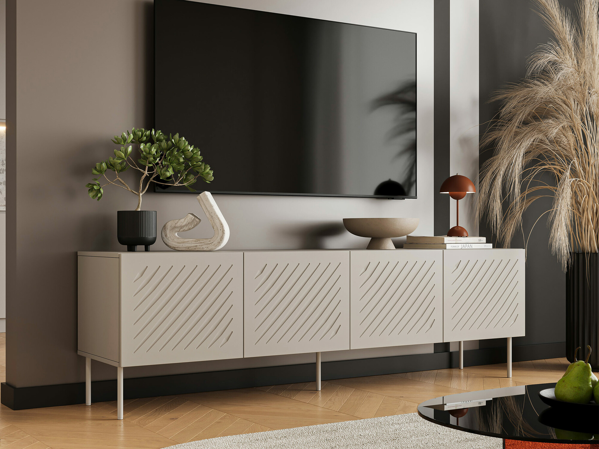 TV stand Tolfelo 103 (Beige)