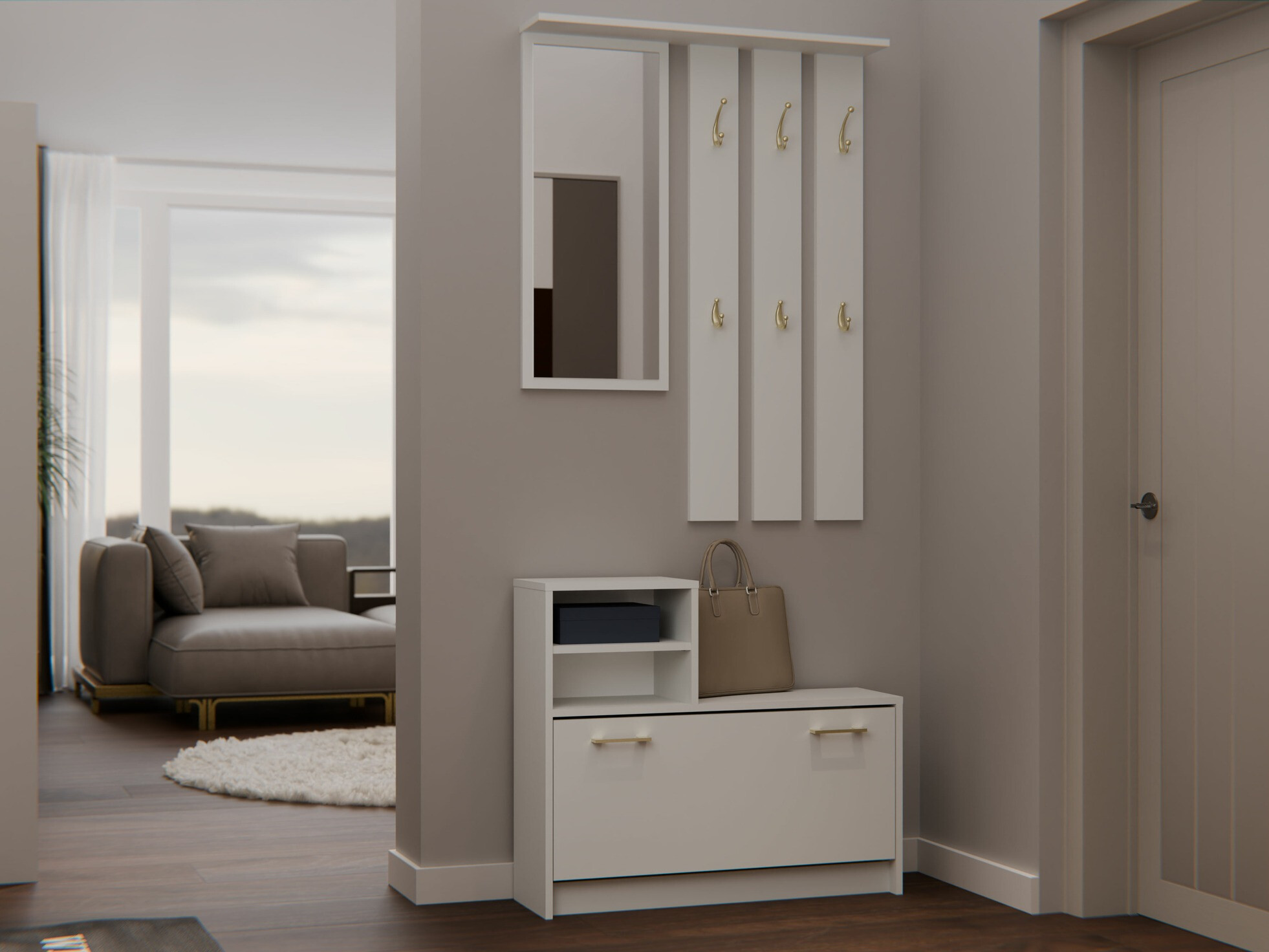 Hallway set Mandeville 144 (Cashmere)